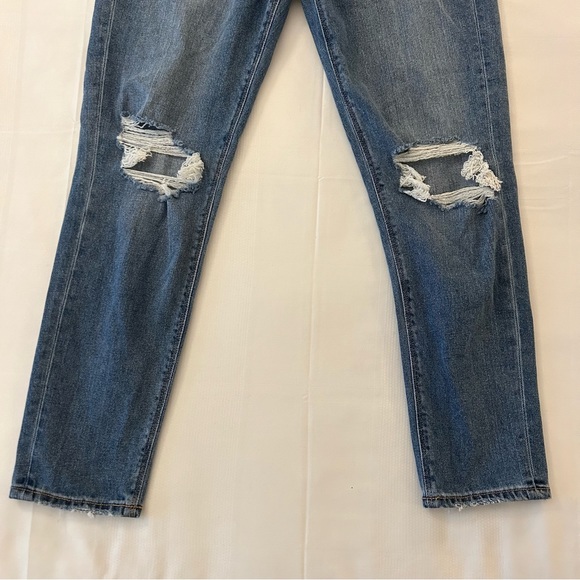 ✖️SOLD✖️ American Eagle Ripped Mom Jeans Size 0 Regular - Picture 7 of 13